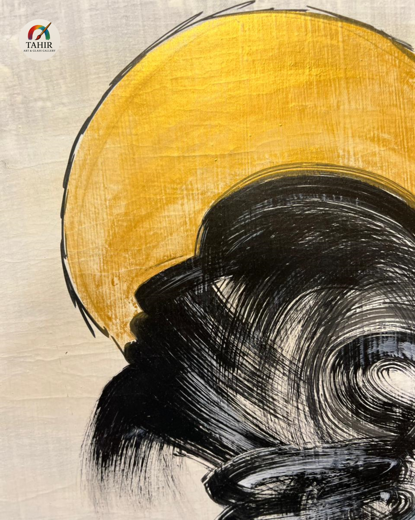 "Sacred Silence" – Spiritual Abstract Portrait