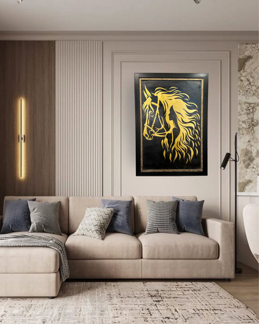 Golden Bond – Handmade Oil Painting (30x42”)