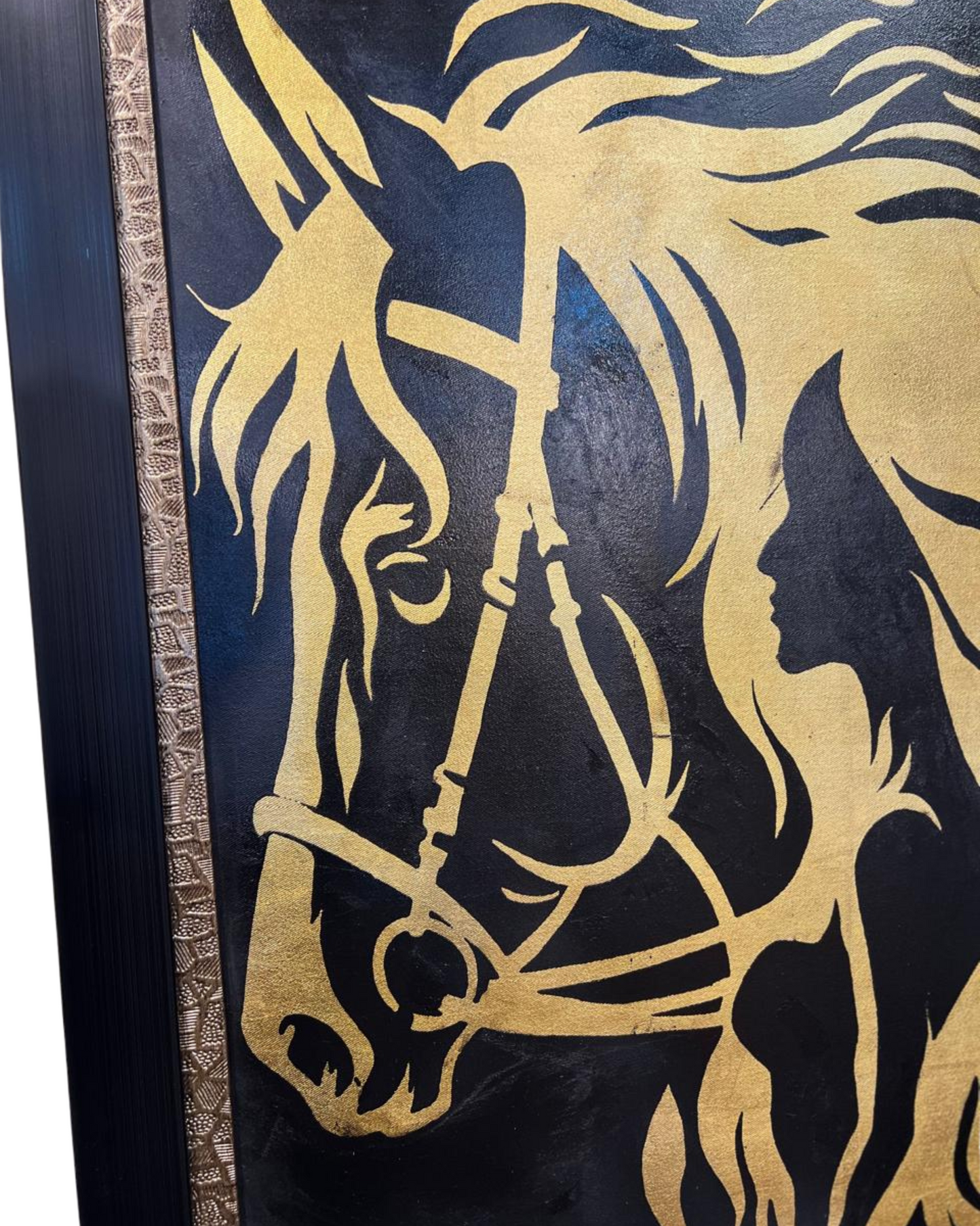 Golden Bond – Handmade Oil Painting (30x42”)