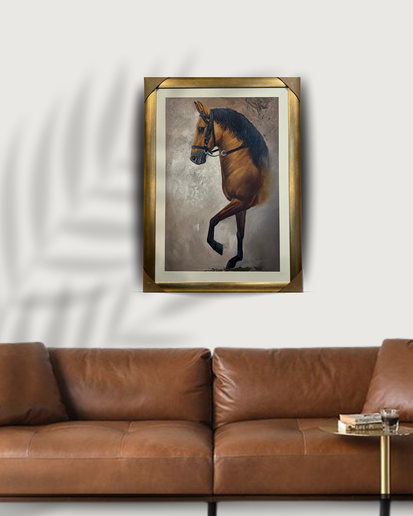 "The Regal Stride – Horse Oil Painting (30x42”)"
