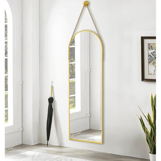 "Modern Arched Hanging Wall Mirror"