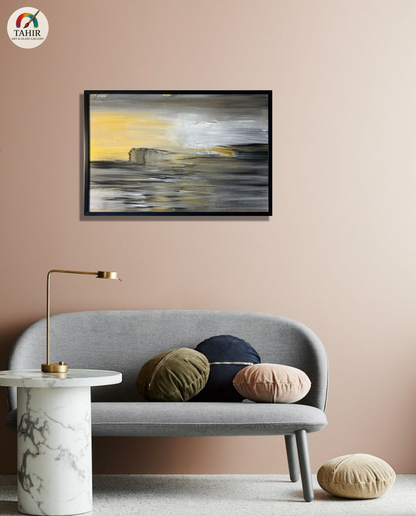 Golden Horizon | 24x36 inches | Contemporary Wall Art