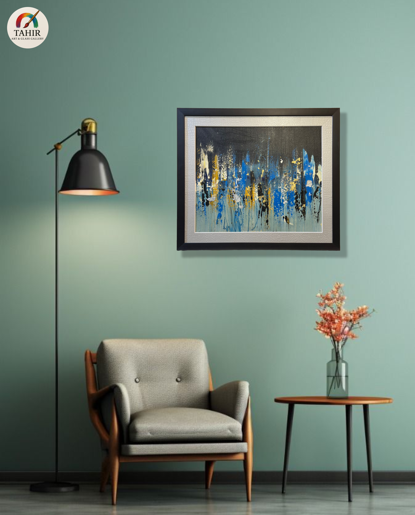 Abstract Skyline | 24x30 inches | Original Canvas Art