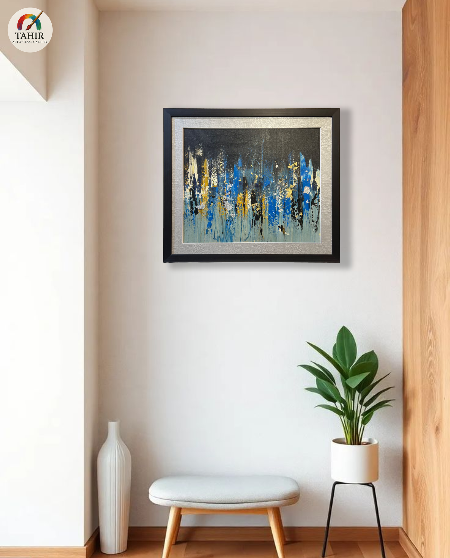 Abstract Skyline | 24x30 inches | Original Canvas Art