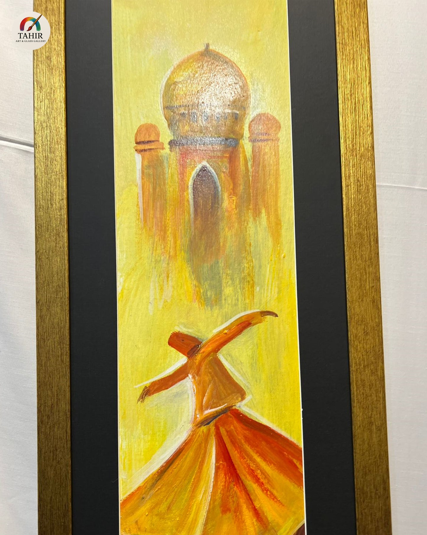 "Whirling Soul – Sufi & Islamic Architecture Triptych (Set of 3 | 12 x 30 Inches Each)"