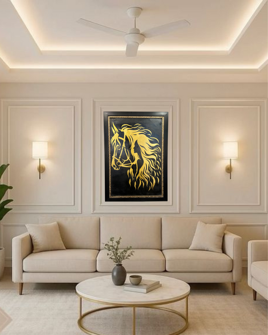 Golden Bond – Handmade Oil Painting (30x42”)