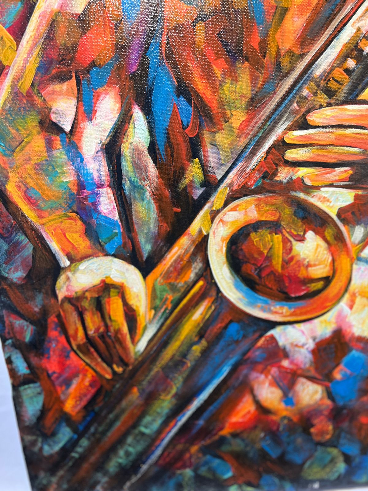 Jazz Vibes Wall Art Set (2 Pieces) – 24x36 Inches | Colorful Abstract Music Paintings