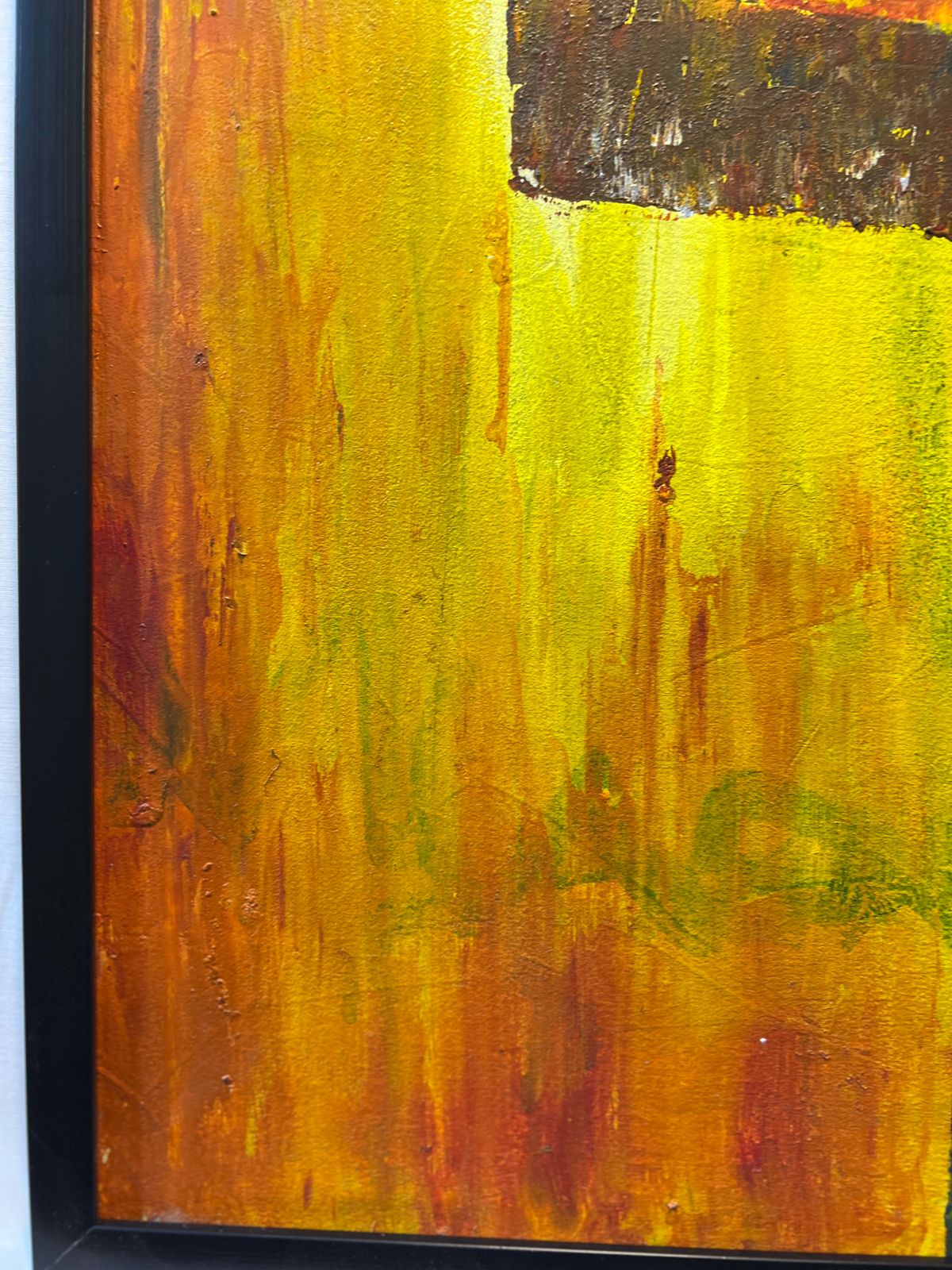 Abstract Geometric Painting – Modern Wall Art (30 x 30 inches)