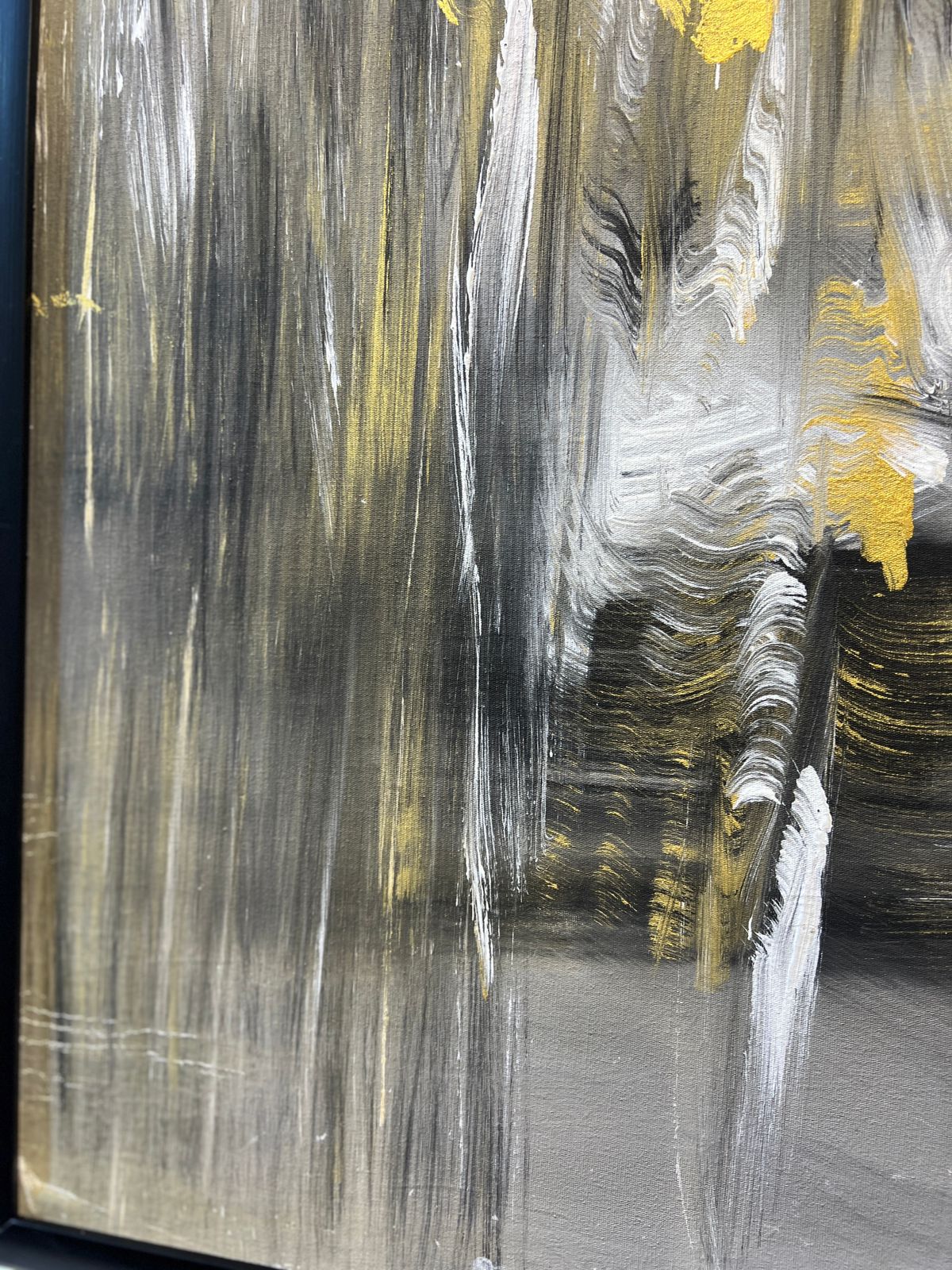 Golden Echo | 24x36 inches | Modern Abstract Painting