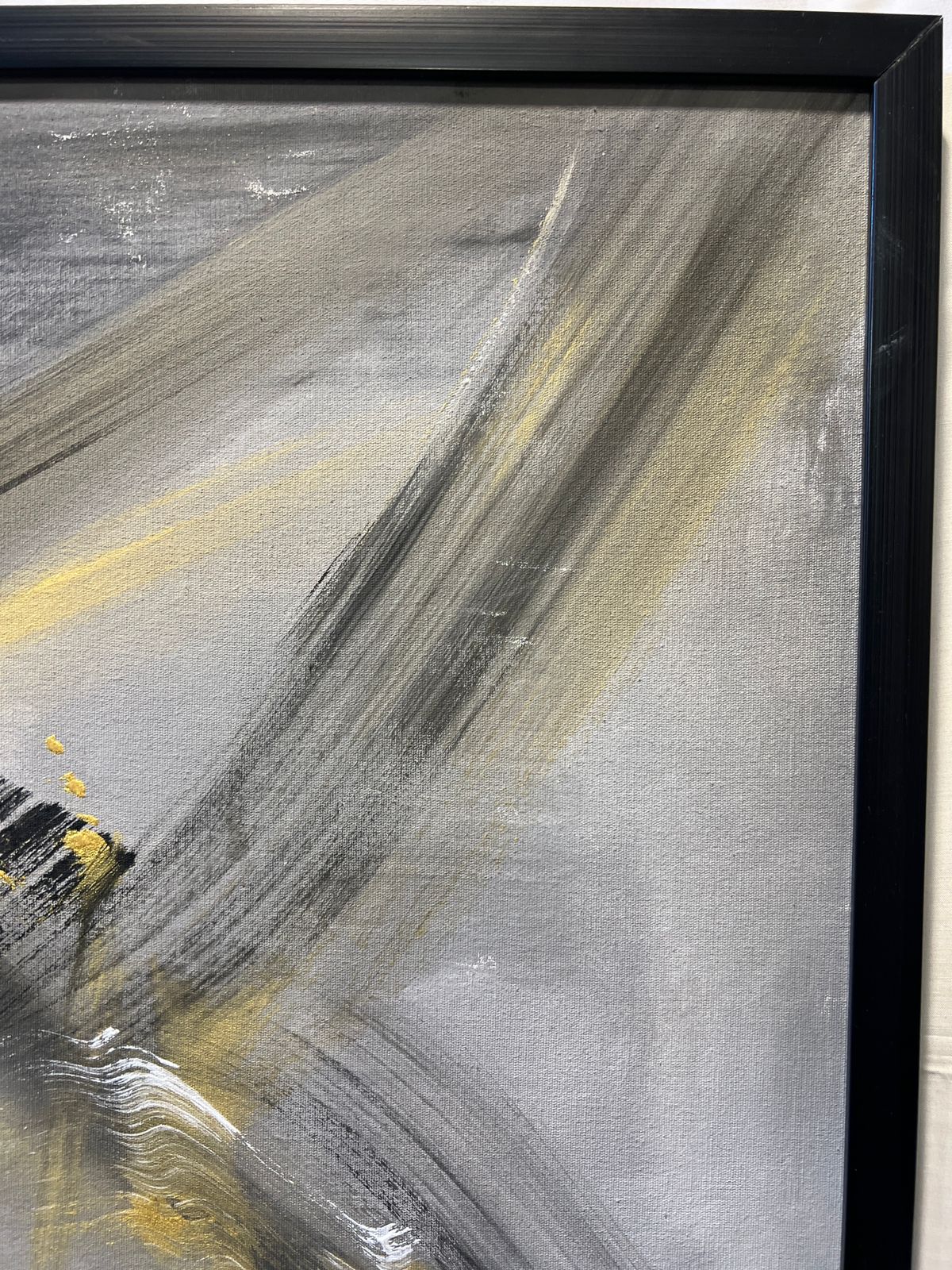 Golden Echo | 24x36 inches | Modern Abstract Painting