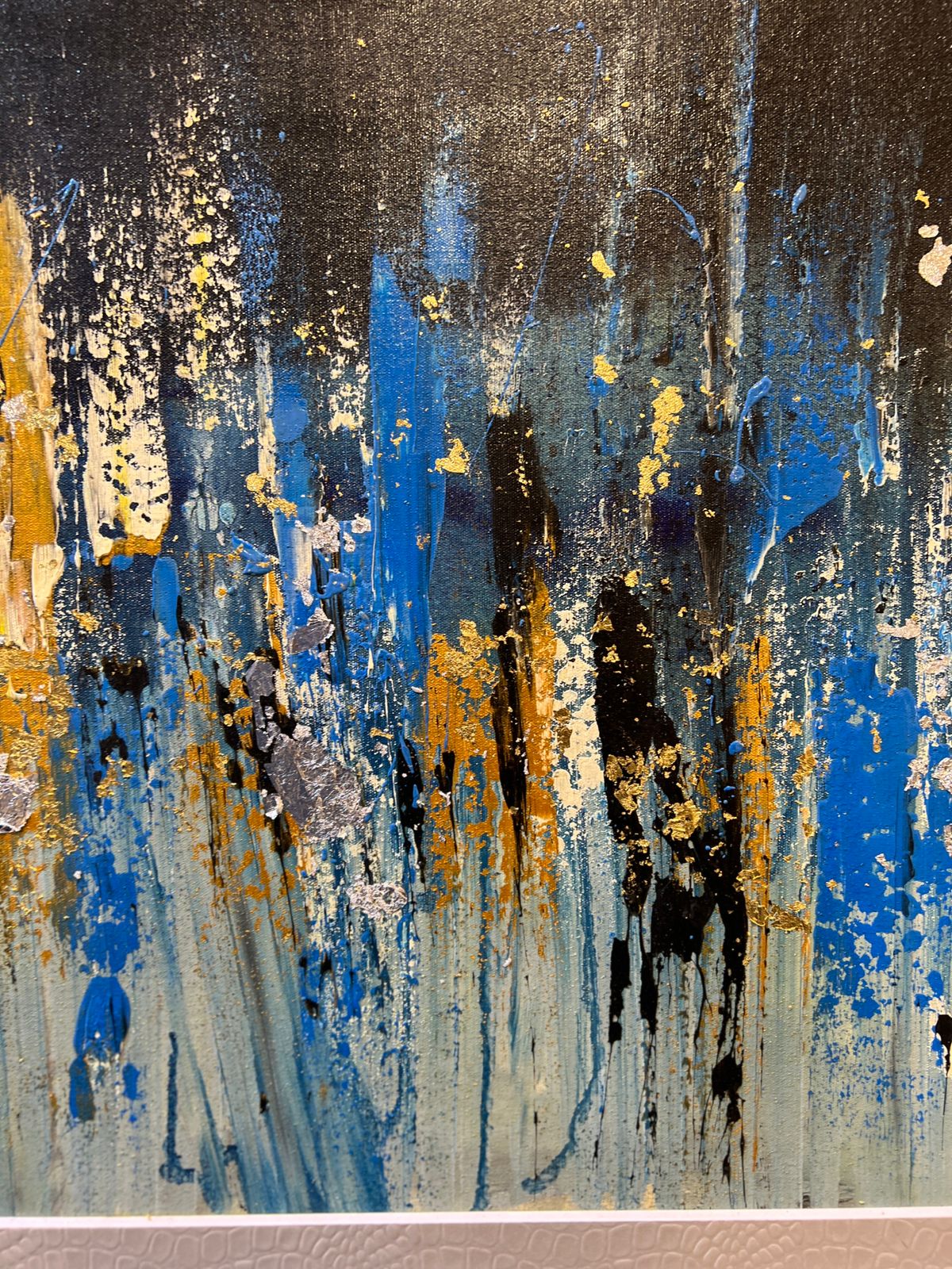 Abstract Skyline | 24x30 inches | Original Canvas Art