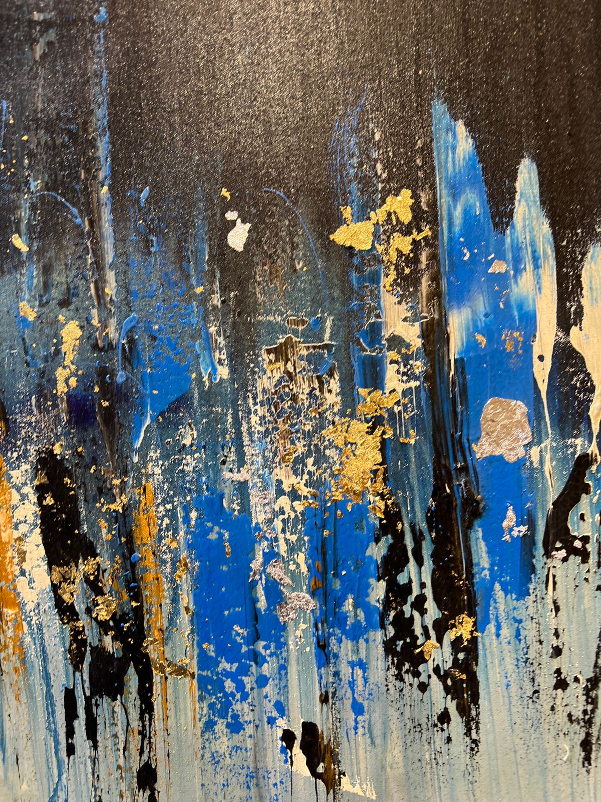 Abstract Skyline | 24x30 inches | Original Canvas Art